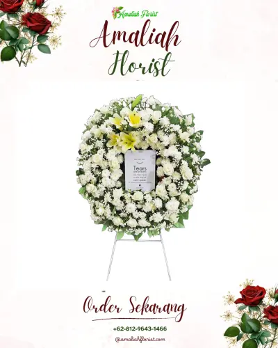 Krans Bunga Duka Cita di Cisampang